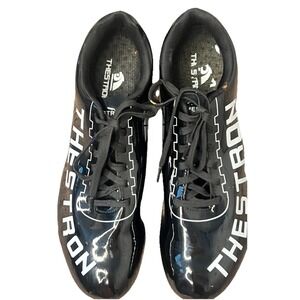 THESTRON Men's TRACK (spiked) Shoes BLACK EUR 44 US 10.5